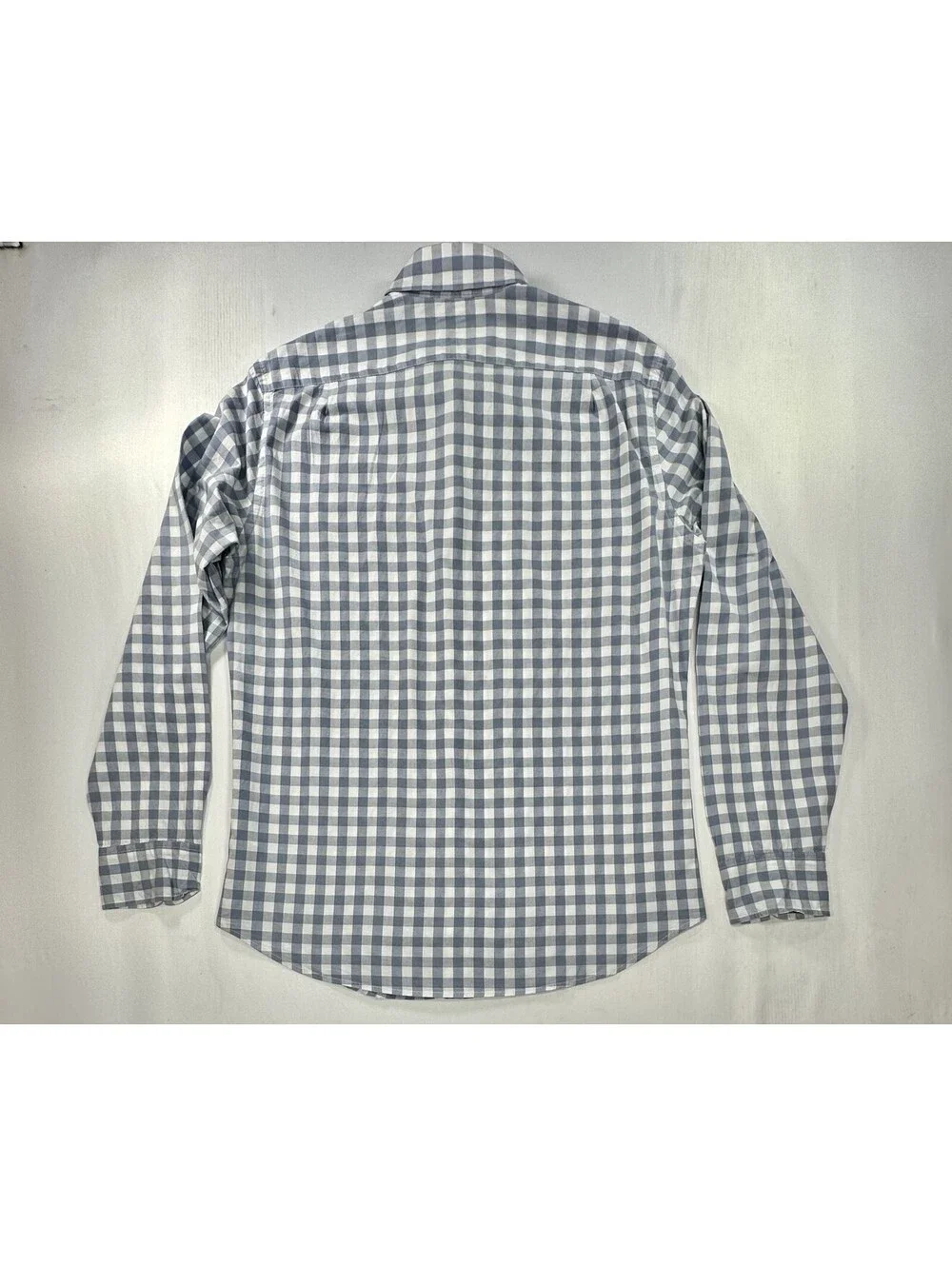 J Crew Classic Flex Washed Check Button Up Shirt Gray Mens M